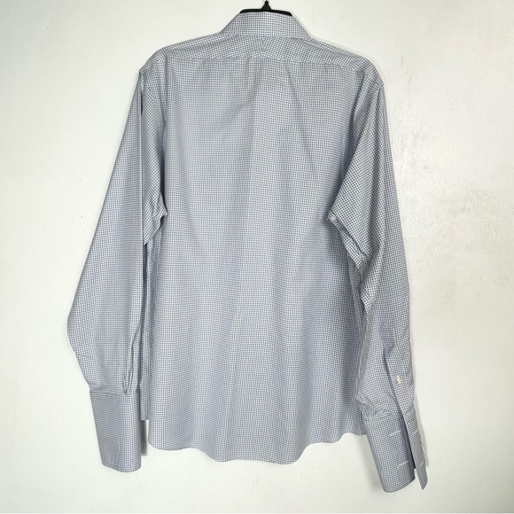 Brooks | Mens regent dress shirt size 16-36 French cuffs button down plaid - Picture 2 of 15